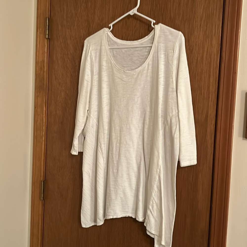 Pure JJill tunic white top.